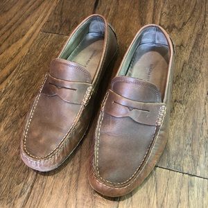 banana republic leather loafers